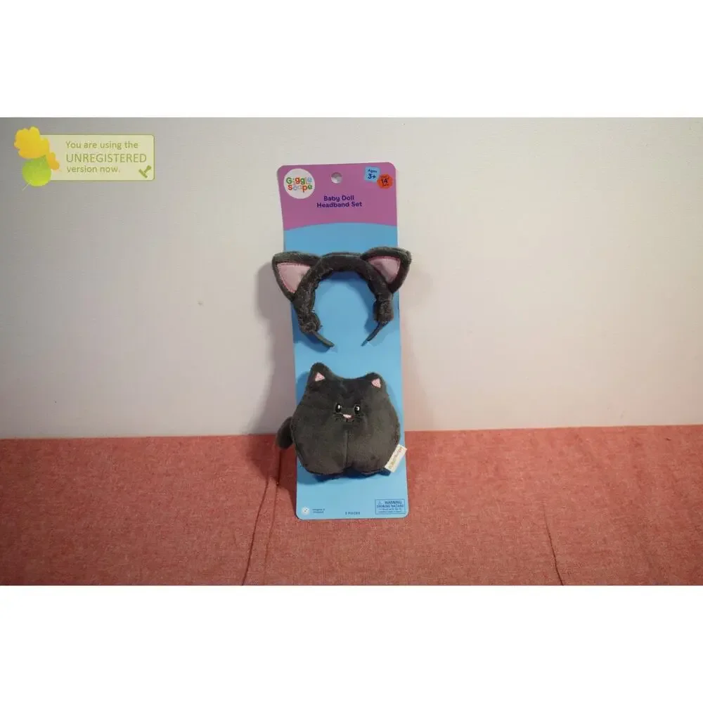 Gigglescape Baby Doll Cat Headband Set